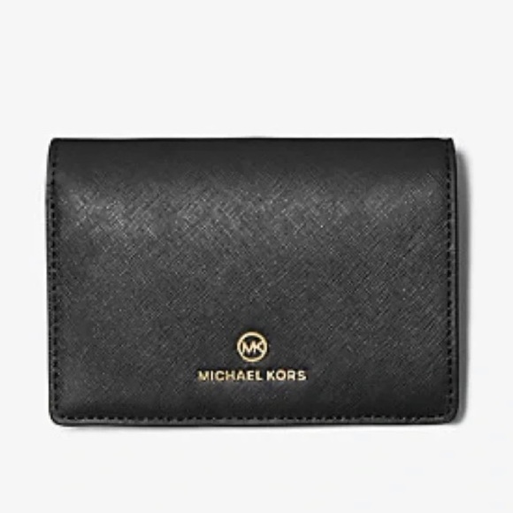 Michael Kors Leather Slim Flap ID Card Case - Picture 2 of 6